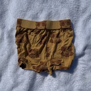 Kate Quinn Brown Owl Patterned Shorts